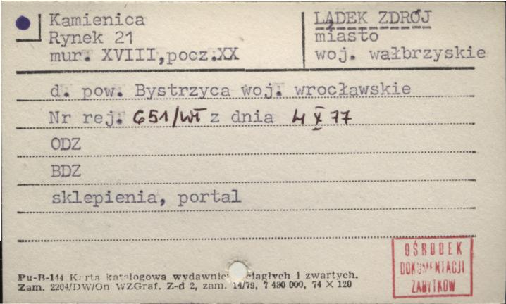 kamienica, skan 1