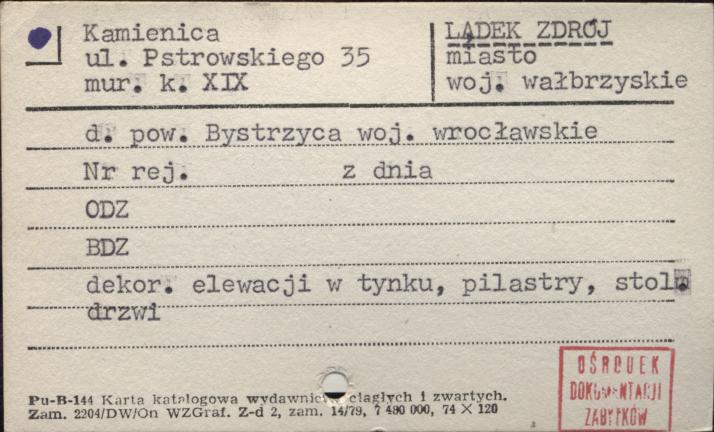 kamienica, skan 1