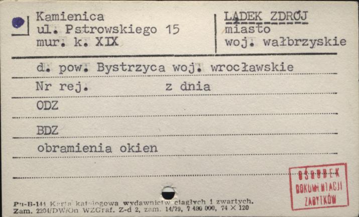 kamienica, skan 1