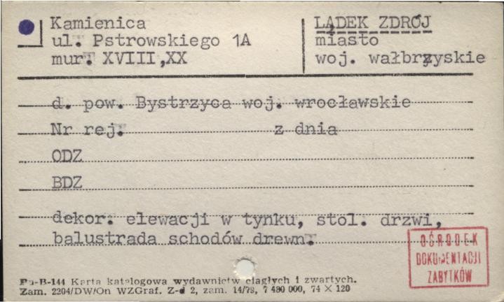 kamienica, skan 1