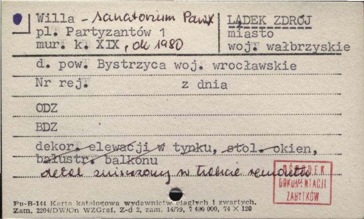 willa - sanatorium paw. X, skan 1