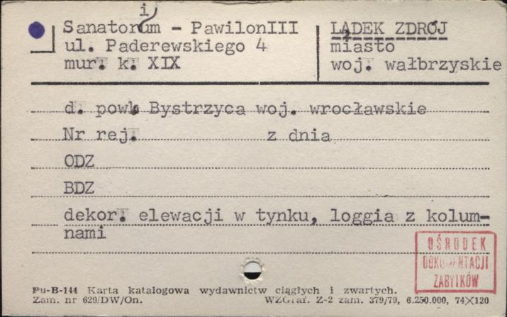 sanatorium - pawilon III, skan 1