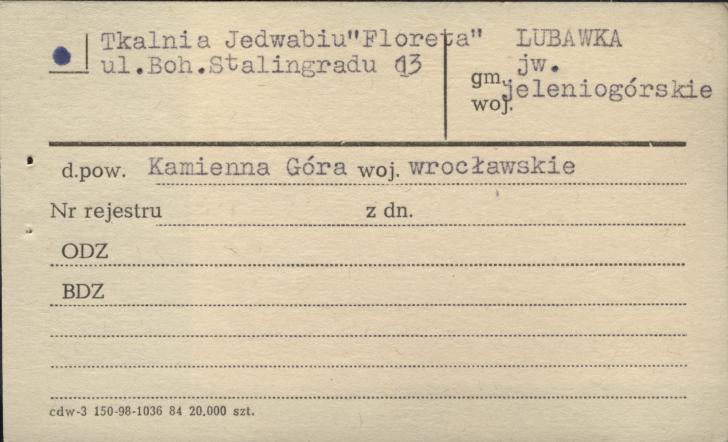 tkalnia jedwabiu Floreta, hala produkcyjna, skan 3