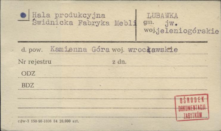 hala produkcyjna, świdnicka fabryka mebli, skan 1