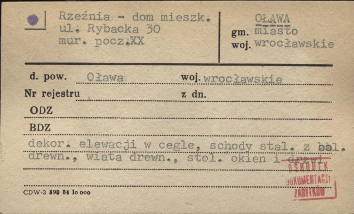 rzeźnia - dom mieszkalny, skan 1
