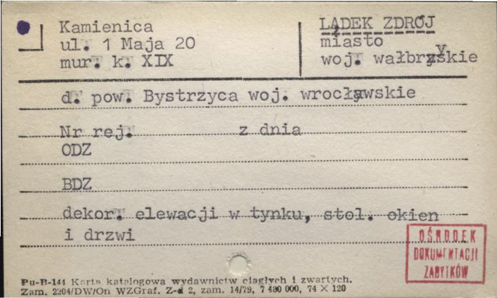 kamienica, skan 1