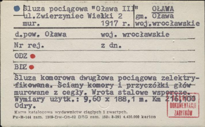 śluza pociągowa Oława III, skan 1