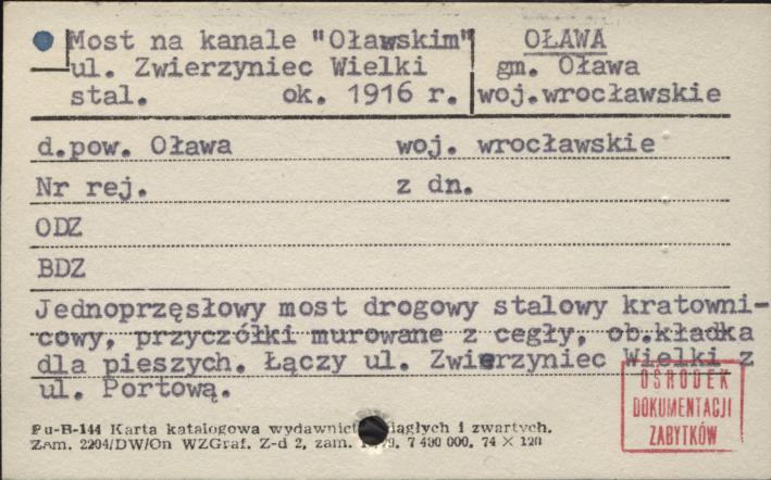 most na kanale Oławskim, skan 1