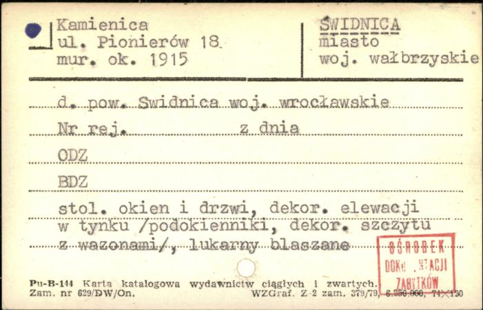 kamienica, skan 1