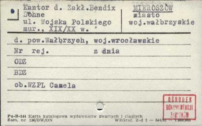 kantor d. Zakł. Bendix Söhne, skan 1