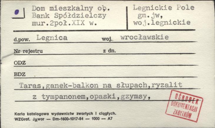 dom mieszkalny ob. Bank Spółdzielczy, skan 3
