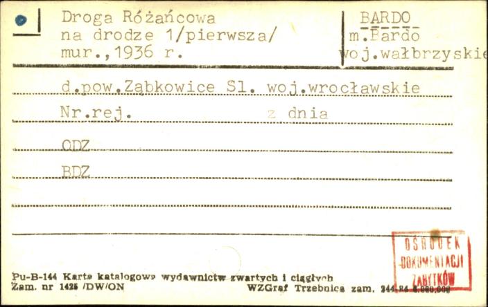 kaplica 1 - na drodze drodze różańcowej, skan 1