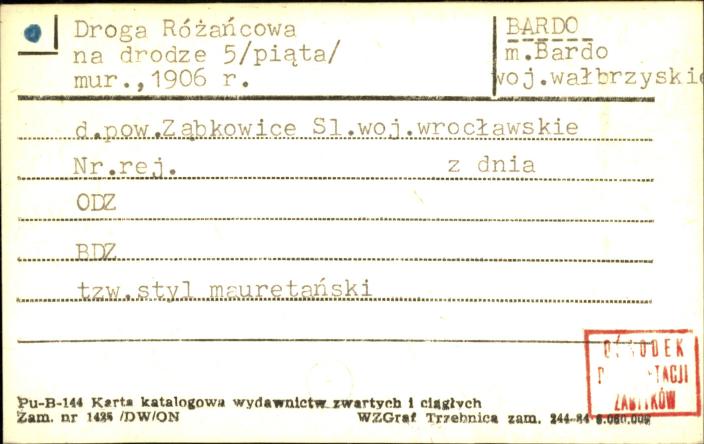 kaplica 5 - na drodze drodze różańcowej, skan 1