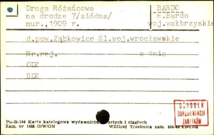 kaplica 7 - na drodze drodze różańcowej, skan 1