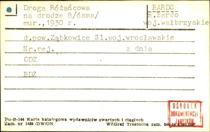 kaplica 8 - na drodze drodze różańcowej, skan 1