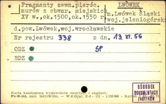 fragmenty zewn. pierśc. murów z obwar. miejskich, skan 1