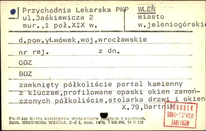 przychodnia lekarska PKP, skan 1