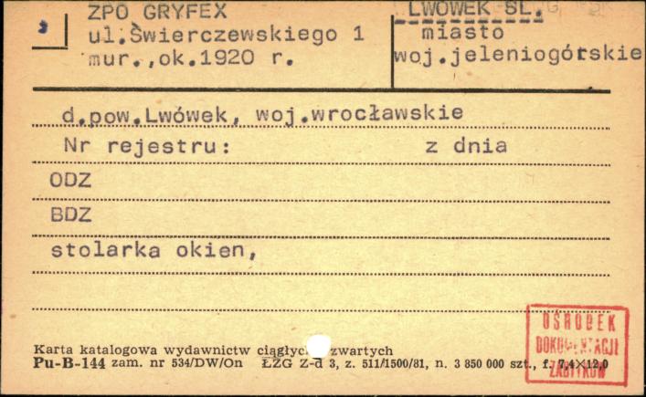 ZPO Gryfex, skan 1