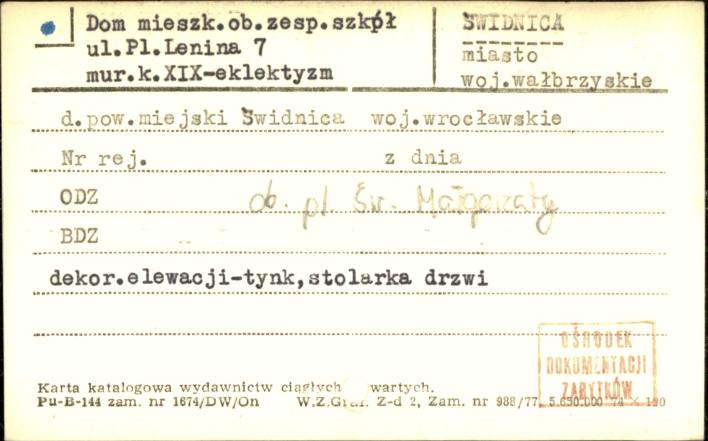 dom mieszkalny, ob. zesp. szkół, skan 1