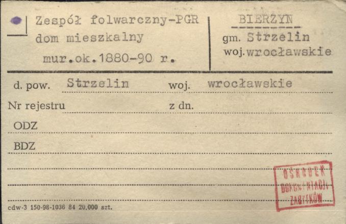 Zespół folwarczny-PGR dom mieszkalny, skan 1