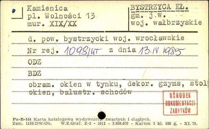 kamienica, skan 1