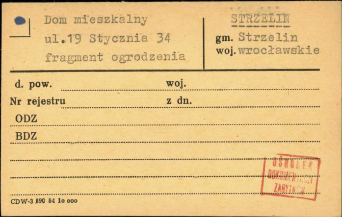 dom mieszkalny, fragment ogrodznia, skan 1