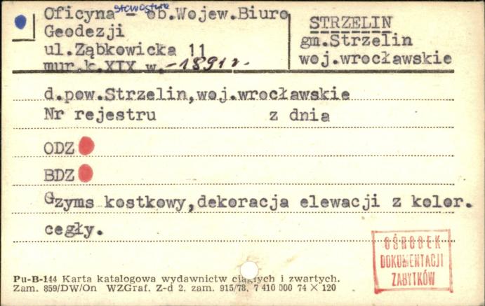 oficyna starostwo - ob. Wojew. Biuro Geodezji, skan 1