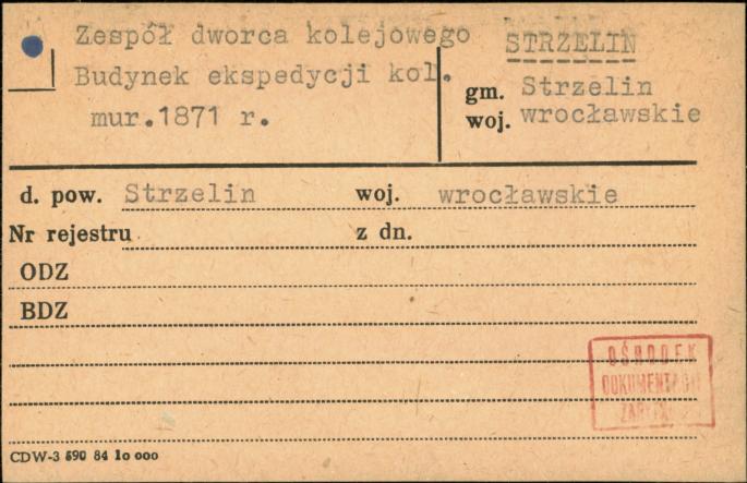zespół dworca kolejowego - budynek ekspedycji kol., skan 1