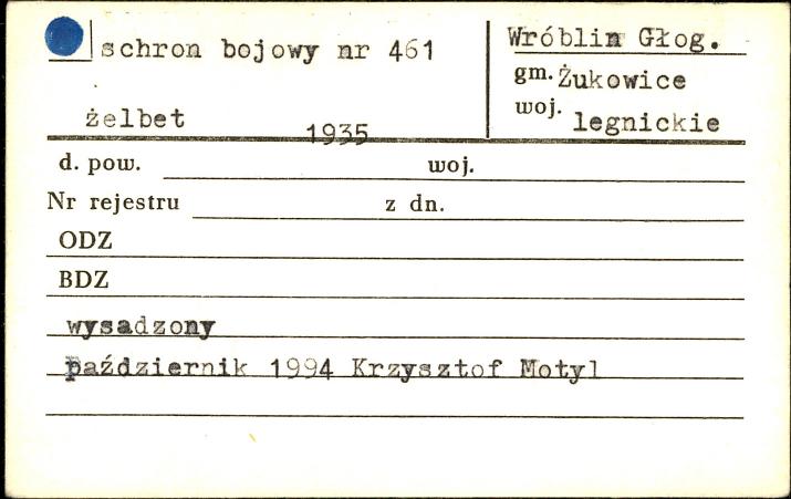 schron bojowy nr 461, skan 1