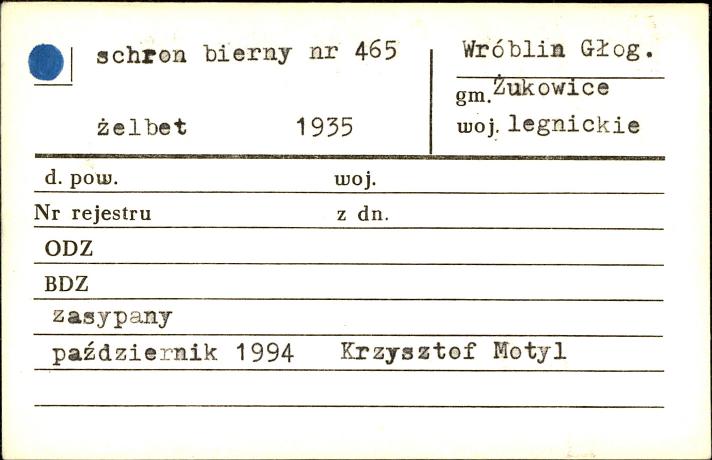 schron bierny nr 465, skan 1