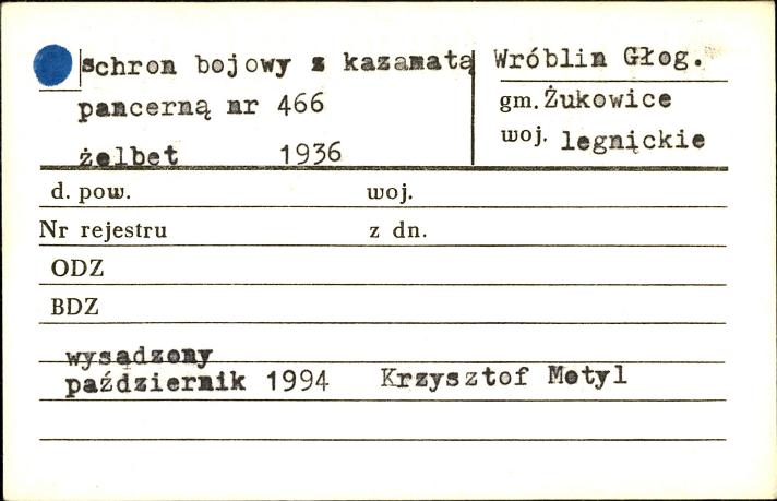 schron bojowy z kazamatą pncerną, skan 1