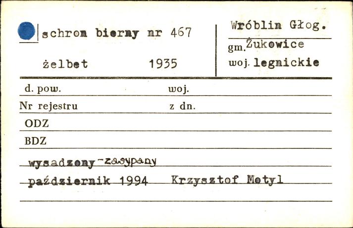 schron bierny nr 467, skan 1
