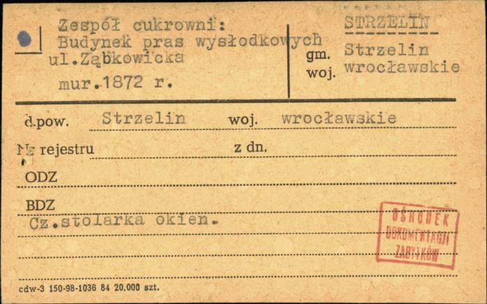 zespół cukrowni - budynek pras wysłodkowych, skan 1