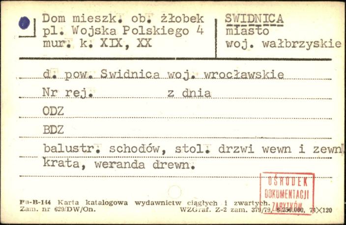 dom mieszkalny, ob. żłobek, skan 1