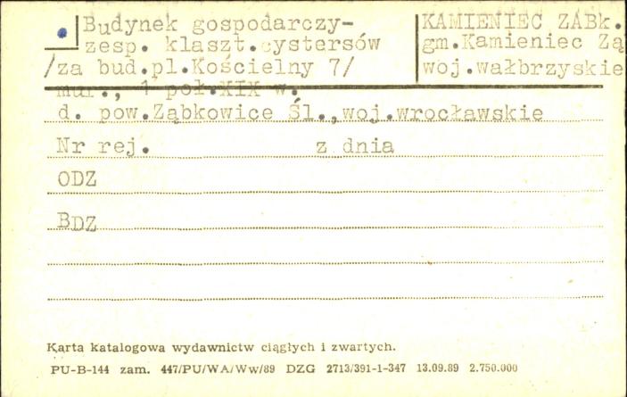 budynek gospodarczy - zesp. klaszt. cystersów, skan 1