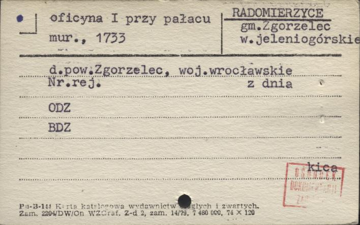 oficyna I przy pałacu, skan 1
