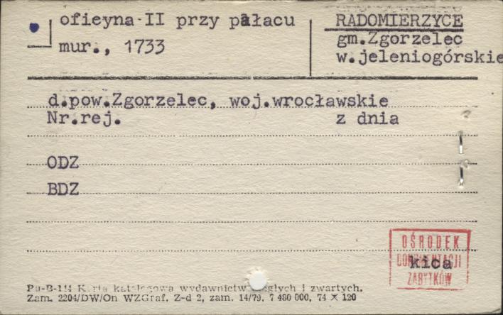 oficyna II przy pałacu, skan 1