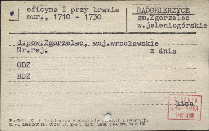 oficyna I przy bramie, skan 1