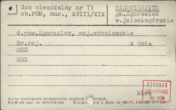 dom mieszkalny ob. PGR, skan 1