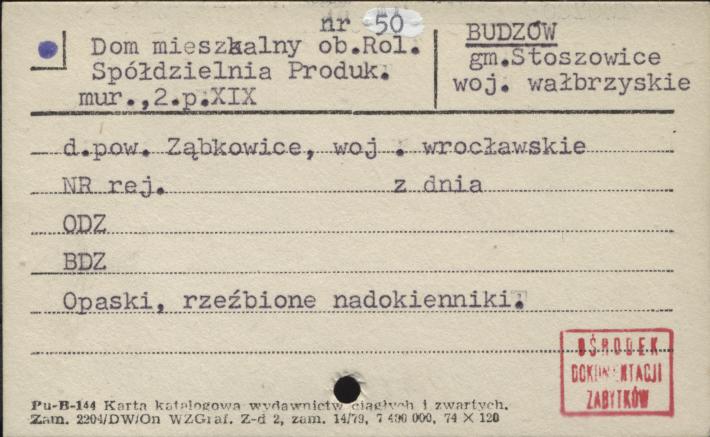 dom mieszkalny ob. rol. spółdzielnia produk., skan 1