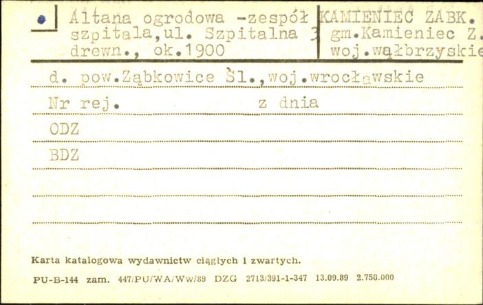 altana ogrodowa - zespół szpitala, skan 1