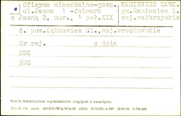 oficyna mieszkalno-gospodarcza - folwark, skan 1