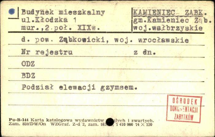 budynek mieszkalny, skan 1