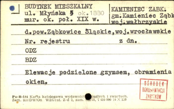 budynek mieszkalny, skan 1