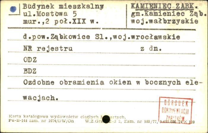 budynek mieszkalny, skan 1
