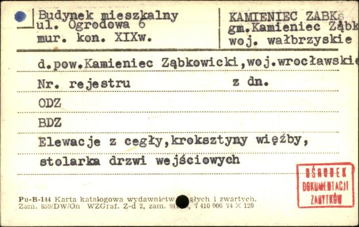 budynek mieszkalny, skan 1