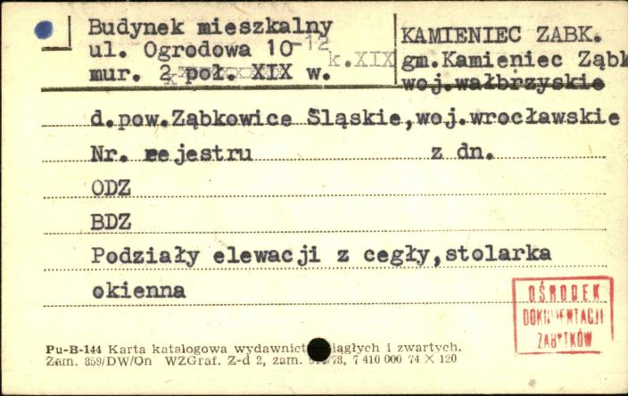 budynek mieszkalny, skan 1