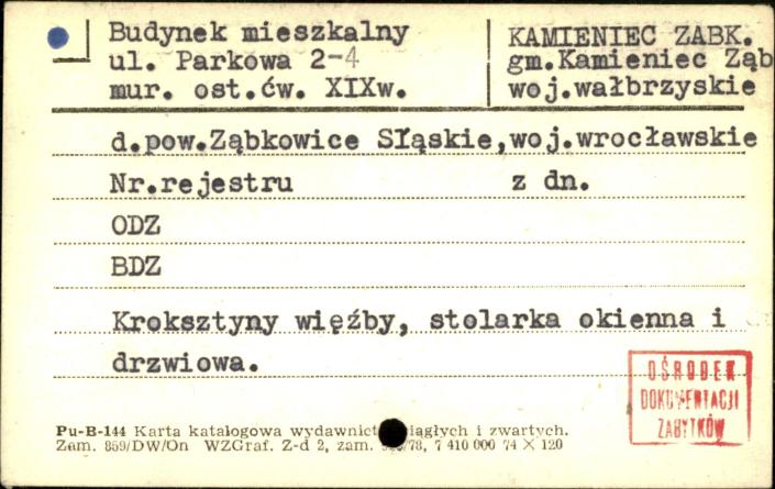 budynek mieszkalny, skan 1