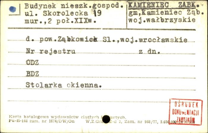 budynek mieszkalno-gospodarczy, skan 1