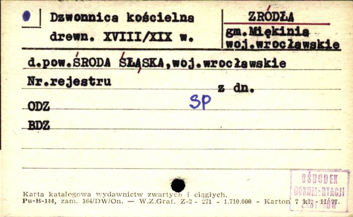 dzwonnica kościelna, skan 1